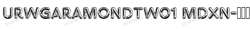 URWGaramondTW01 MdXN字体转换